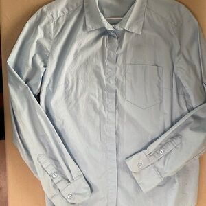 Simply Styled Blue Button Down Shirt